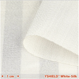 Tissu de protection anti-ondes White-Silk YShield | Hautes et basses fréquences