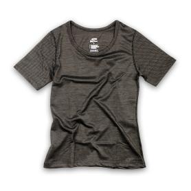 Tee-shirt de protection anti-ondes Biologa Danell en tissu New Antiwave pour femme manches courtes | Noir