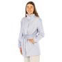 Veste anti-ondes à capuche Wavesafe doublée High Safe pour femme | Bleu ciel