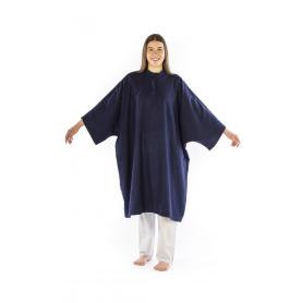 Poncho anti-ondes Wavesafe en satin de coton bio doublé Extreme Safe | sans capuche