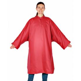 Poncho anti-ondes Wavesafe satin de coton bio doublé tissu Swiss Shield Ultima | sans capuche