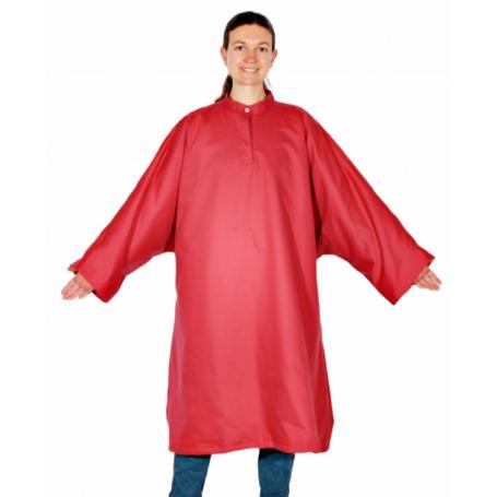 Poncho anti-ondes Wavesafe satin de coton bio doublé tissu Swiss Shield Ultima | sans capuche