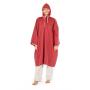 Poncho anti-ondes Wavesafe satin de coton bio doublé tissu Swiss Shield Ultima | avec capuche - 3 coloris