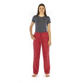Pantalon anti-ondes Wavesafe en satin de coton bio doublé tissu Swiss Shield Ultima | Cerise