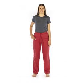 Pantalon anti-ondes Wavesafe en satin de coton bio doublé tissu Swiss Shield Ultima | Cerise