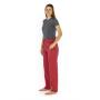 Pantalon anti-ondes Wavesafe en satin de coton bio doublé tissu Swiss Shield Ultima | Cerise