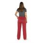 Pantalon anti-ondes Wavesafe en satin de coton bio doublé tissu Swiss Shield Ultima | Cerise