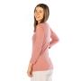 Tee-shirt de protection anti-ondes Wavesafe pour femme coton bio manches longues | Rose