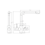 Robinet 3 voies Rowa Komfort Classic en acier inoxydable massif