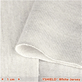 Tissu de protection anti-ondes White-Jersey YShield | Hautes et basses fréquences