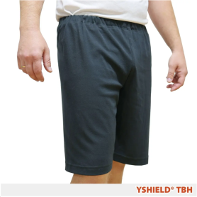 Short de protection anti-ondes TBH YShield en tissu Black-Jersey