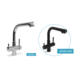 Robinet mitigeur 3 voies Gliano BR302 | 2 finitions