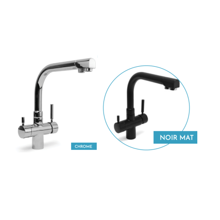 Robinet mitigeur 3 voies Gliano BR302, 2 finitions