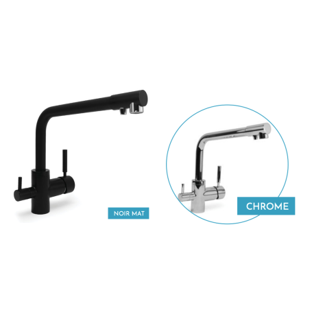 Robinet mitigeur 3 voies Gliano BR304 | 2 finitions