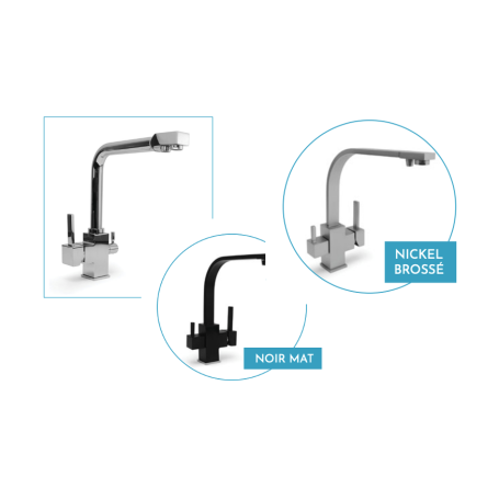 Robinet mitigeur 3 voies Gliano BR305 | 3 finitions