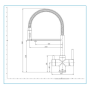 Robinet mitigeur 3 voies Gliano SP303