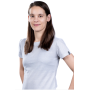 Tee-shirt de protection anti-ondes Shield manches courtes en tissu New Antiwave pour femme | Blanc