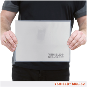 Plaque de protection champs magnétiques YShield® M6L-32 | 29 x 21 cm