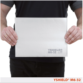 Plaque de protection champs magnétiques auto-adhésive YShield® M6-32 | 29 x 21 cm