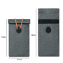 Pochette anti-ondes blocage RFID pour téléphones portables, clés de voiture, télécommandes, objets connectés | 4 coloris