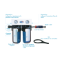 Filtration centralisée anticalcaire écologique YdroKalk 10"| Traitement par électrolyse BoilerMag