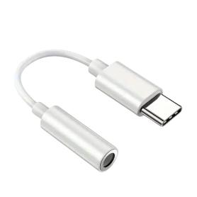 Adaptateur USB type C vers jack 3,5 mm pour oreillettes anti-ondes | 2 coloris
