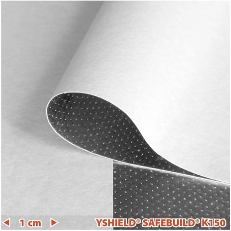 Papier-peint de protection anti-ondes YShield® Safebuild® K150 | Hautes et basses fréquences - Largeur 70 cm
