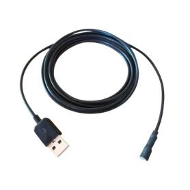 Câble USB-A de mise à la terre avec douille cylindrique | 2 mètres