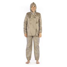 Combinaison anti-ondes 2 pièces Wavesafe Extreme Safe avec capuche - entièrement doublée coton | Tailles Femmes et Hommes