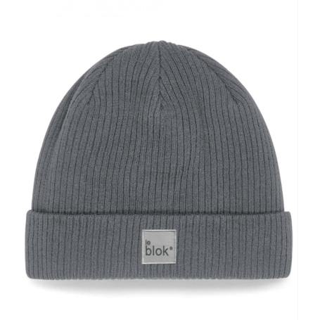 Beanie de protection anti-ondes Leblok "Knitted beanie" | Gris anthracite