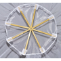 Baldaquin de protection anti-ondes Wavesafe en tissu Swiss Shield Ventus Pyramide ronde