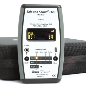 Mesureur basses fréquences Safe and Sound EM3 SAFE LIVING | Champs électriques et magnétique + tension corporelle