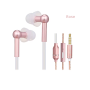 Oreillette anti-ondes stéthoscopique ibrain FC31 avec écouteurs nervurés - coloris rose