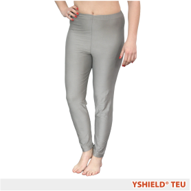 Caleçon long legging anti-ondes TEU YShield en tissu Silver-Elastic