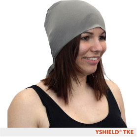 Bandeau foulard de protection anti-ondes TKE YShield en tissu Silver-Elastic