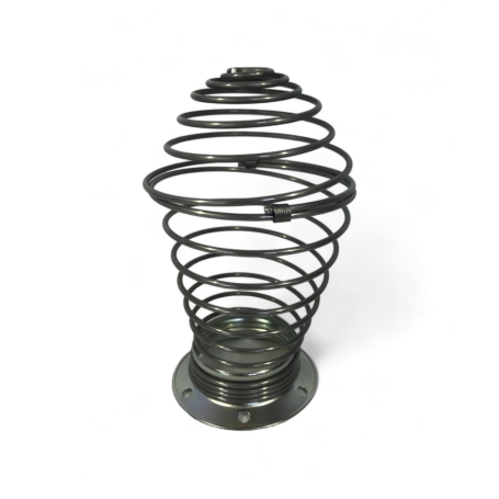 Spire métallique de blindage pour ampoule E27