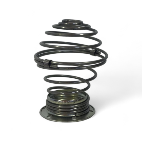 Spire métallique de blindage pour ampoule E14