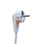 Câble blindé de remplacement lampe CdV avec interrupteur bipolaire | Blanc