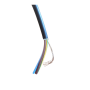 Câble blindé de remplacement lampe CdV avec interrupteur bipolaire | Noir