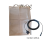 Pack "Box sans ondes" n°1 | Housse anti-ondes box WiFi-Free 1 ouverture + câble USB mise à la terre douille (USB-A ou USB-C)
