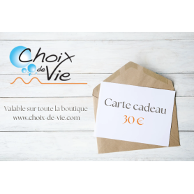 Carte cadeau 30 €