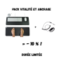 Pack Vitalité & Ancrage | Tapis de earthing 68 x 25 cm + bracelet de earthing