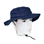 Chapeau anti-ondes Wavesafe coton bio doublé en tissu Extreme Safe | Bleu marine