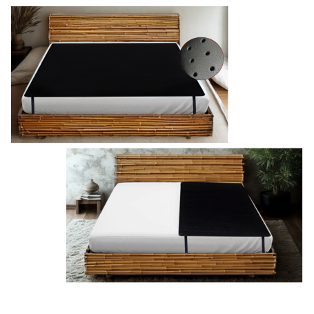 Sur-matelas tapis de sommeil de mise à la terre earthing | 2 dimensions