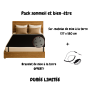 Pack Sommeil et Bien-être | Sur-matelas de earthing 137 x 180 cm + bracelet offert