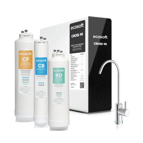 Osmoseur Ecosoft CROSS90 sous évier, sans réservoir
