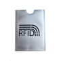 Pochette de blocage RFID protection carte bancaire | Gris alu