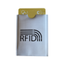 Pochette de blocage RFID protection carte bancaire | Gris alu