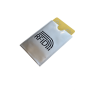 Pochette de blocage RFID protection carte bancaire | Gris alu