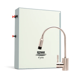 Osmoseur sous évier Rowa Twin-Turbo DL sans réservoir, sans électricité | 30 L/h | Inox | Robinet post-filtre